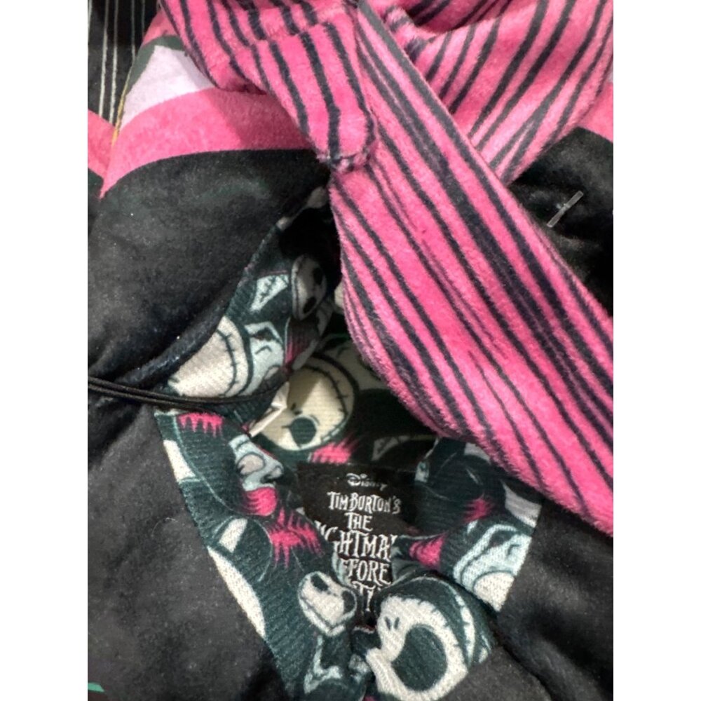 Disney The Nightmare Before Christmas Jack & Sally Plush Slippers 7/8M - Picture 10 of 10